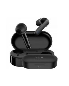 QCY T3 TWS Wireless Bluetooth Stereo Earbuds with Charging Box - Black
