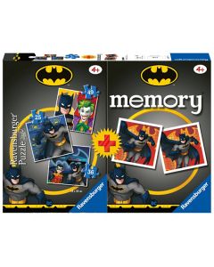 Ravensburger 3in1 110pcs Puzzle + Επιτραπέζιο Μνήμης Memory (20677) Batman