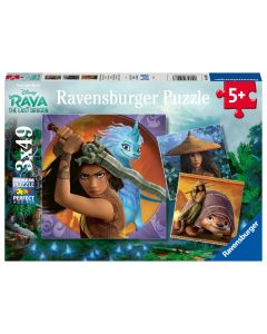 Ravensburger 3x49 Puzzle (05098) Η Ράια Και Ο Τελευταίος Δράκος