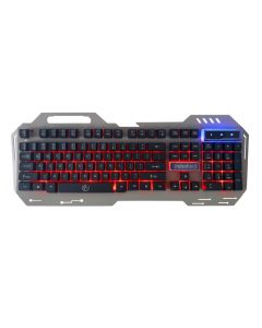 Rebeltec Discovery 2 LED Illuminated Gaming Metal Keyboard Πληκτρολόγιο με Φωτισμό Led