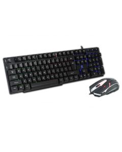 Rebeltec Oppressor Gaming Keyboard + Mouse Πληκτρολόγιο με Φωτισμό Led και Ποντίκι