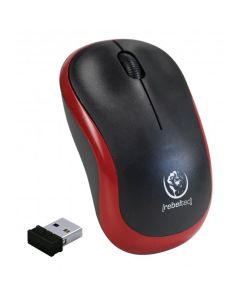 Rebeltec Meteor Wireless Optical Mouse Ασύρματο Ποντίκι Υπολογιστή - Red