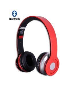 Rebeltec Crystal Wireless Headphones Ασύρματα Ακουστικά Bluetooth - Red