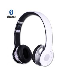 Rebeltec Crystal Wireless Headphones Ασύρματα Ακουστικά Bluetooth - White