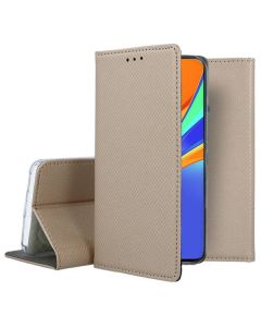 Forcell Smart Book Case με Δυνατότητα Stand Θήκη Πορτοφόλι Gold (Xiaomi Redmi 9C) - MT39594