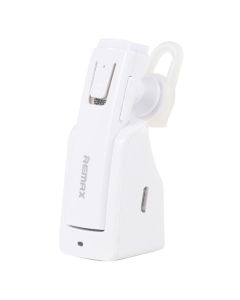 Remax RB-T6C Car Bluetooth Headphone με δυνατότητα Σύνδεσης με έως 2 Συσκευές - White