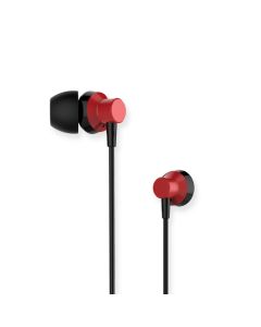 Remax RM-512 In-Ear Headphones Hands Free Ακουστικά Red