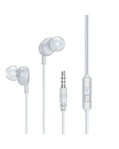Remax RW-105 In-Ear Earphones Hands Free Ακουστικά White
