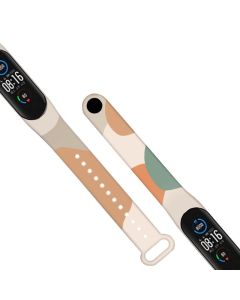 Silicone Replacement Band Camo Green Brown Λουράκι Σιλικόνης για Xiaomi Mi Band 3 / 4