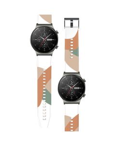 Silicone Replacement Band Camo Green Brown Λουράκι Σιλικόνης για Huawei Watch GT2 Pro