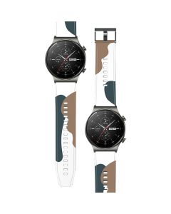 Silicone Replacement Band Camo Gray Λουράκι Σιλικόνης για Huawei Watch GT2 Pro