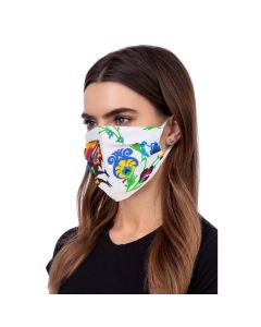 Reusable Face Mask Προστατευτική Μάσκα Προσώπου - Folklore White