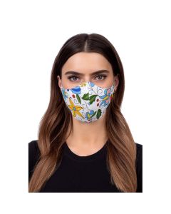 Reusable Profiled Face Mask Προστατευτική Μάσκα Προσώπου - Folklore 2 White