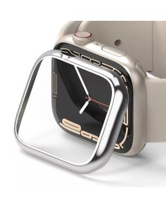Ringke Bezel Styling (AW7-41-01) - Stainless Steel Glossy Silver για Apple Watch 41mm (Series 7 / 8)