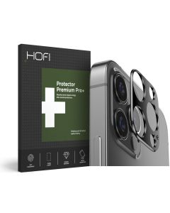 Hofi Metal Camera Styling Cover Prοtector Μεταλλικό Πλαίσιο Κάμερας Black (iPhone 12 Pro)