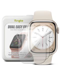 Ringke Dual Easy Full Cover Screen Protector 3 Τεμάχια για το Apple Watch 40/41mm (Series 4/5/6/7/8/SE)