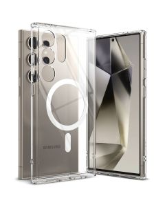 Ringke Fusion Magnetic MagSafe Σκληρή Θήκη με TPU Bumper Clear (Samsung Galaxy S24 Ultra)