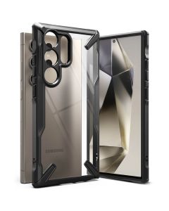 Ringke Fusion-X Σκληρή Θήκη με TPU Bumper Black (Samsung Galaxy S24 Ultra)