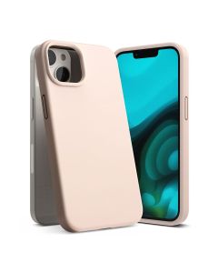 Ringke Silicone Back Cover Case Θήκη Σιλικόνης Pink Sand (iPhone 14 Plus / 15 Plus)