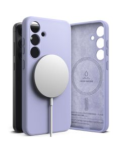 Ringke Silicone Magnetic MagSafe Case Θήκη Σιλικόνης Lavender (Samsung Galaxy S24)