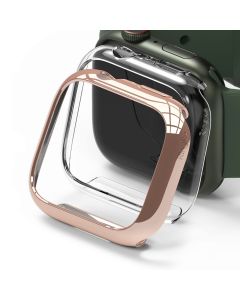 Ringke Slim 2-Pack Case - Θήκες Clear / Rose Gold (Apple Watch 7 41mm)