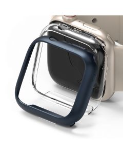 Ringke Slim 2-Pack Case - Θήκες Clear / Metallic Blue (Apple Watch 7 41mm)