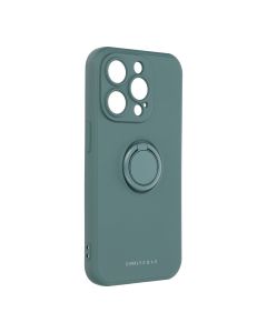 Roar Amber Case Θήκη Σιλικόνης με Kickstand Green (iPhone 14 Pro)