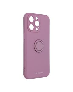 Roar Amber Case Θήκη Σιλικόνης με Kickstand Purple (iPhone 14 Pro Max)