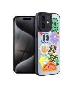 Roar Chill Flash Mirror Case Θήκη Καθρέπτης Style 3 Stickers (iPhone 12)