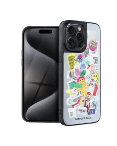 Roar Chill Flash Mirror Case Θήκη Καθρέπτης Style 4 Stickers (iPhone 13 Pro)
