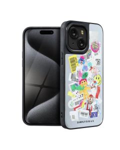 Roar Chill Flash Mirror Case Θήκη Καθρέπτης Style 4 Stickers (iPhone 14 Plus)