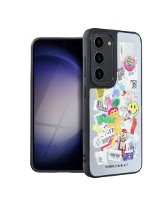 Roar Chill Flash Mirror Case Θήκη Καθρέπτης Style 4 Stickers (Samsung Galaxy S23)