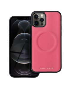 Roar Mag Morning PU Leather MagSafe Case - Hot Pink (iPhone 12 Pro)