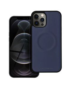 Roar Mag Morning PU Leather MagSafe Case - Navy Blue (iPhone 12 Pro Max)