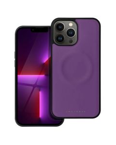 Roar Mag Morning PU Leather MagSafe Case - Purple (iPhone 13 Pro Max)