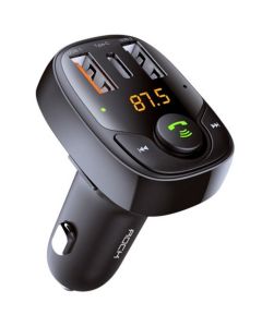 ROCK B301 2-port USB Car Charger + Transmiter FM - Black