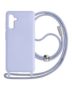 Rope Soft Touch Case with Neck Cord Lanyard - Violet (Samsung Galaxy A05s)