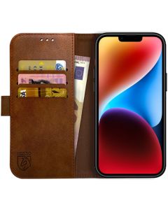 Rosso Element PU Leather Wallet Θήκη Πορτοφόλι με Stand - Brown (iPhone 14 Plus)