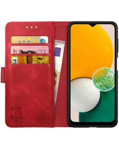 Rosso Element PU Leather Wallet Θήκη Πορτοφόλι με Stand - Red (Samsung Galaxy A13 5G)