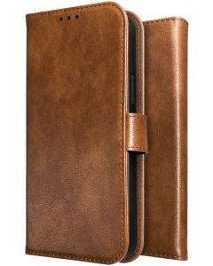 Rosso Element PU Leather Wallet Θήκη Πορτοφόλι με Stand - Brown (Samsung Galaxy S23 Plus)
