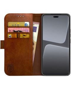 Rosso Element PU Leather Wallet Θήκη Πορτοφόλι με Stand - Brown (Xiaomi 13 Lite)