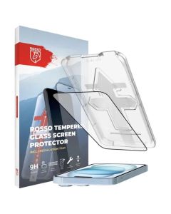 Rosso Tempered Glass FullFace Αντιχαρακτικό Προστατευτικό Οθόνης (iPhone 15)