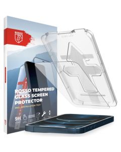 Rosso Αντιχαρακτικό Γυαλί Tempered Glass Screen Prοtector with Installation Tray (iPhone 12 Pro Max)