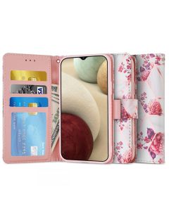 TECH-PROTECT Wallet Case Θήκη Πορτοφόλι με Stand - Floral Rose (Samsung Galaxy A72 4G / 5G)