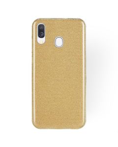 Forcell Glitter Shine Cover Hard Case Gold (Samsung Galaxy A40)