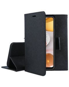 Tel1 Fancy Diary Case Θήκη Πορτοφόλι με δυνατότητα Stand Black (Samsung Galaxy A42 5G)