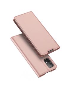 DUX DUCIS SkinPro Wallet Case Θήκη Πορτοφόλι με Stand - Rose Gold (Samsung Galaxy A52 / A52s)