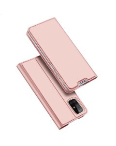 DUX DUCIS SkinPro Wallet Case Θήκη Πορτοφόλι με Stand - Rose Gold (Samsung Galaxy M31s)
