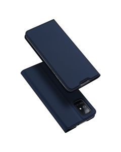 DUX DUCIS SkinPro Wallet Case Θήκη Πορτοφόλι με Stand - Navy Blue (Samsung Galaxy M51)