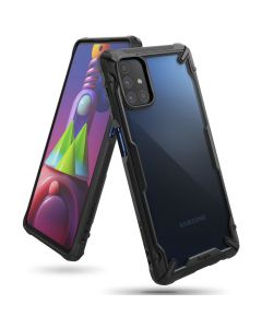 Ringke Fusion-X Σκληρή Θήκη με TPU Bumper Black (Samsung Galaxy M51)